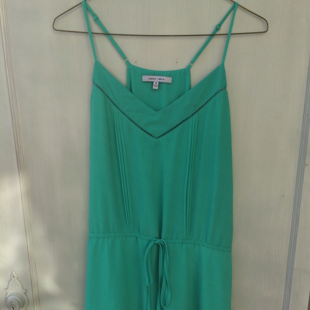 COPY - Naked zebra teal mini dress